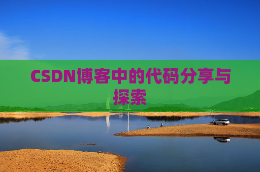 CSDN博客中的代码分享与探索